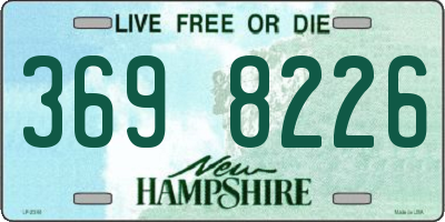NH license plate 3698226