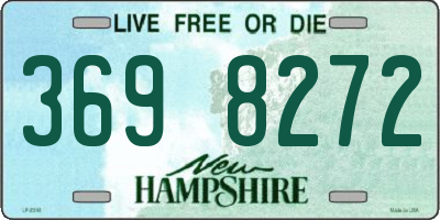 NH license plate 3698272