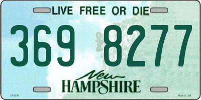 NH license plate 3698277