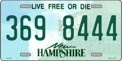 NH license plate 3698444