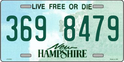 NH license plate 3698479