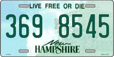 NH license plate 3698545