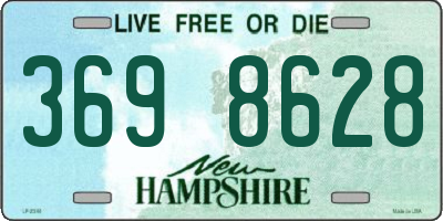 NH license plate 3698628