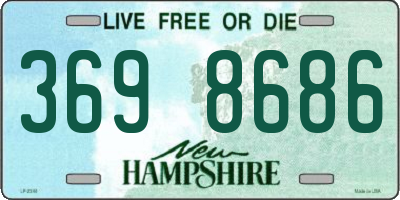 NH license plate 3698686