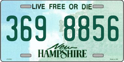 NH license plate 3698856