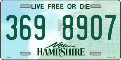 NH license plate 3698907