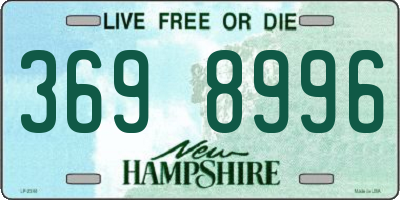 NH license plate 3698996