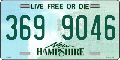 NH license plate 3699046
