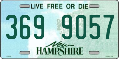 NH license plate 3699057
