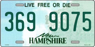 NH license plate 3699075