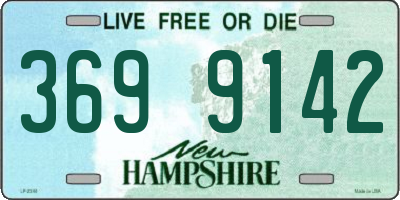 NH license plate 3699142