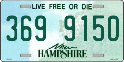 NH license plate 3699150