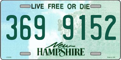 NH license plate 3699152