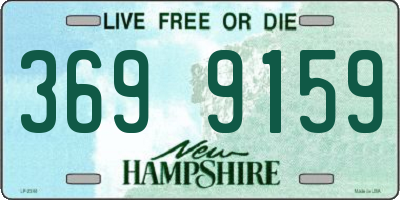 NH license plate 3699159