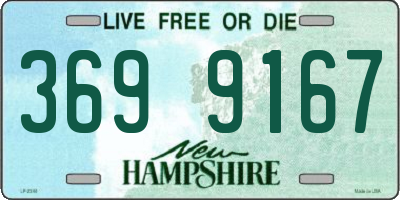 NH license plate 3699167