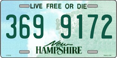 NH license plate 3699172