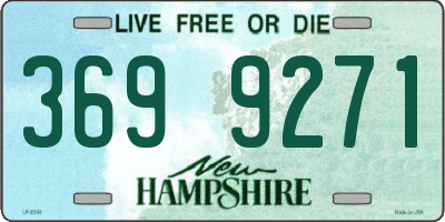 NH license plate 3699271