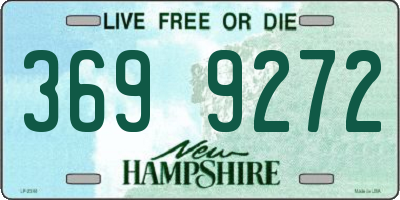 NH license plate 3699272