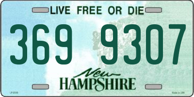 NH license plate 3699307