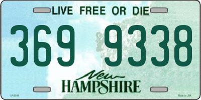 NH license plate 3699338