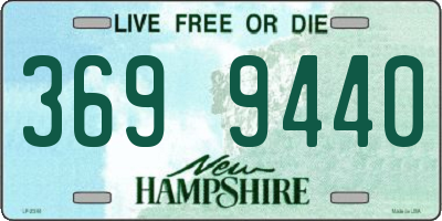NH license plate 3699440