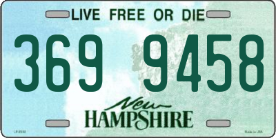 NH license plate 3699458