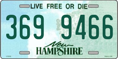 NH license plate 3699466