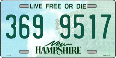 NH license plate 3699517