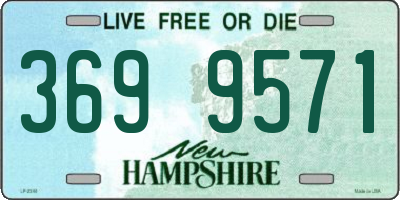 NH license plate 3699571