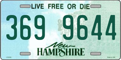 NH license plate 3699644
