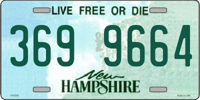 NH license plate 3699664