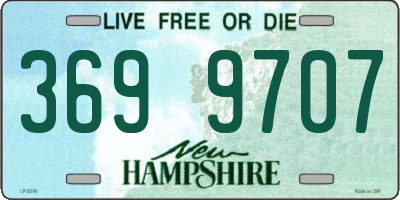 NH license plate 3699707
