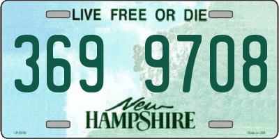 NH license plate 3699708