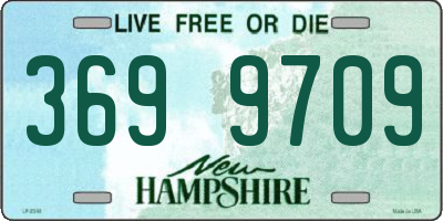 NH license plate 3699709