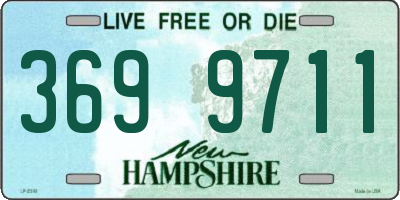 NH license plate 3699711