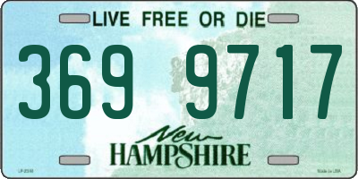 NH license plate 3699717