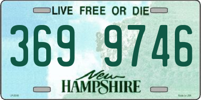 NH license plate 3699746