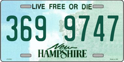 NH license plate 3699747