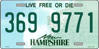 NH license plate 3699771