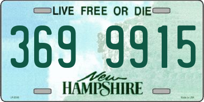 NH license plate 3699915