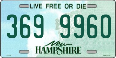NH license plate 3699960