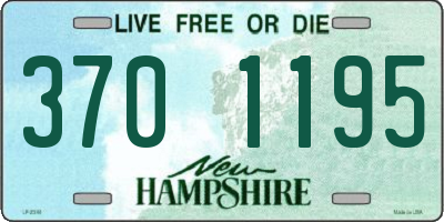 NH license plate 3701195