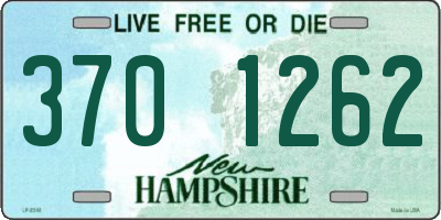 NH license plate 3701262