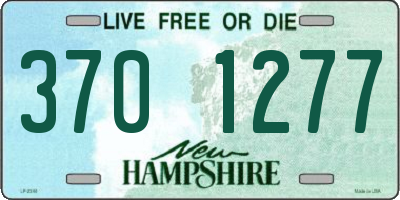 NH license plate 3701277