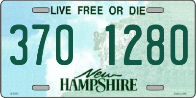 NH license plate 3701280