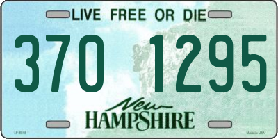 NH license plate 3701295