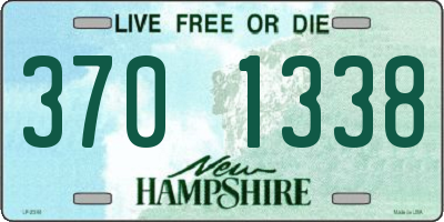 NH license plate 3701338