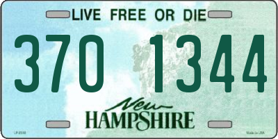 NH license plate 3701344