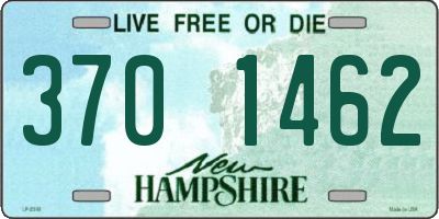 NH license plate 3701462
