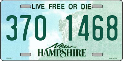 NH license plate 3701468